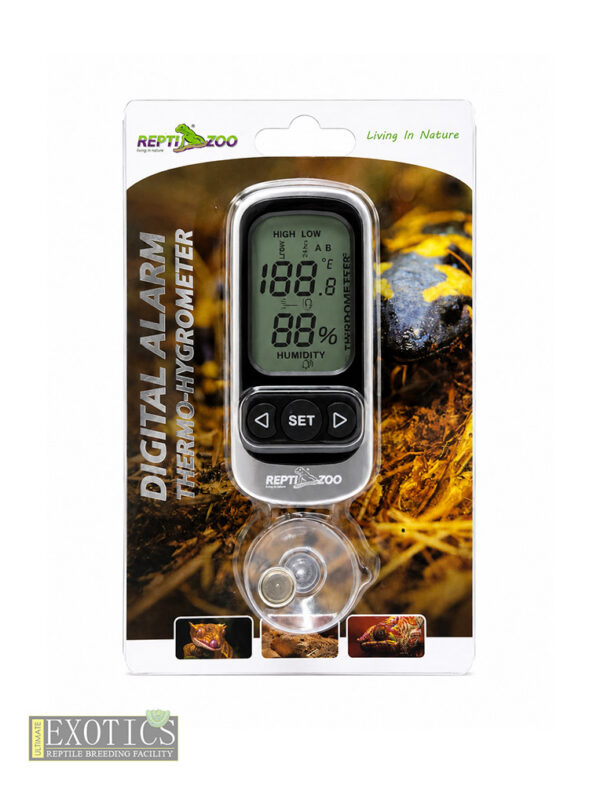 ReptiZoo Digital Alarm Thermometer/ Hygrometer